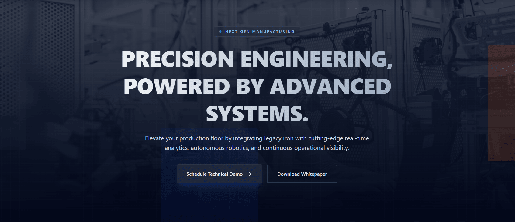 Manufacturing Company Template