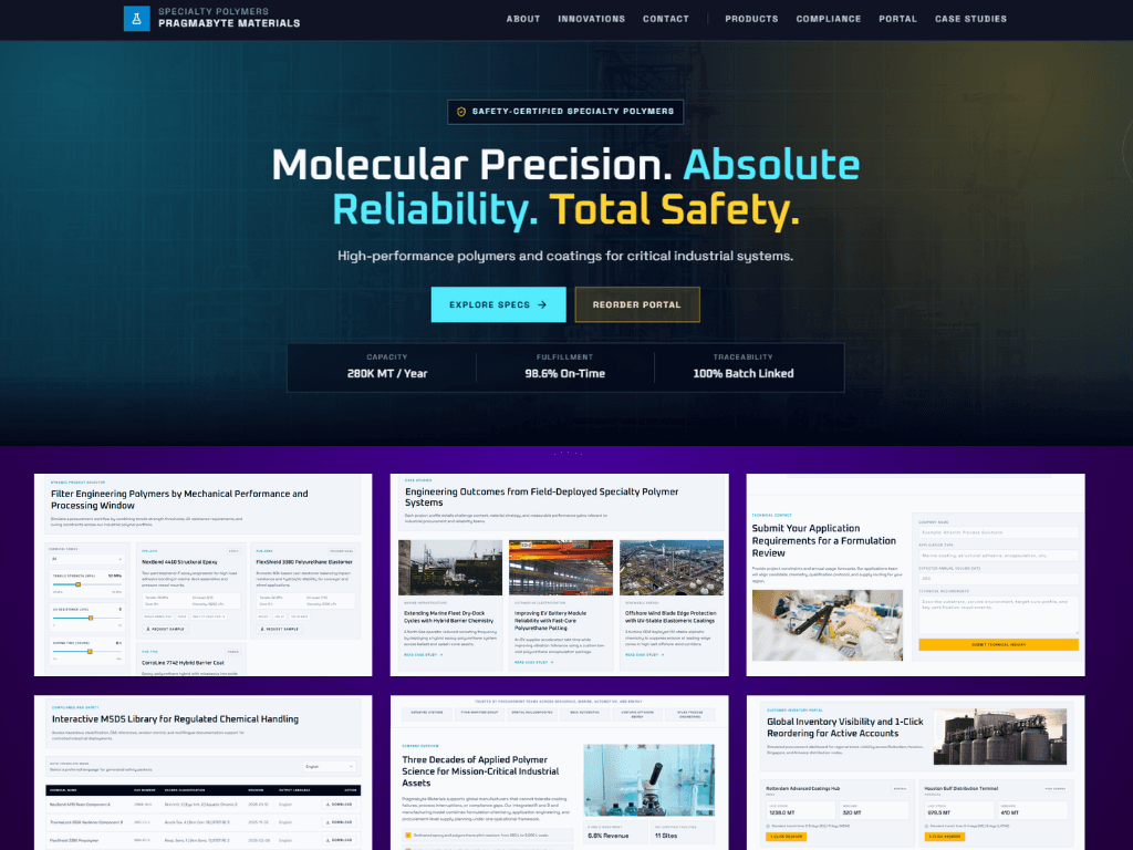 Polymer Manufacturer Template